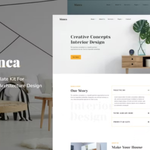 Bianca - Architecture Agency & Interior Design Elementor Pro Template Kit