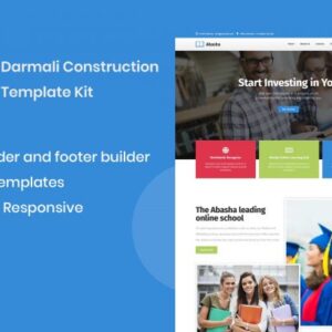 Abasha – Elementor Template Kit for Education & Learning Courses