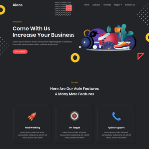 Aleos: Elementor Template Kit for Business Agencies