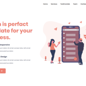 Aman: Versatile Landing Page Design Template