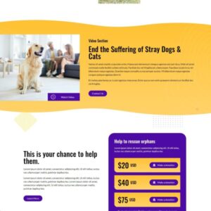 Adopt - Charity & Adoption Service Elementor Template Set