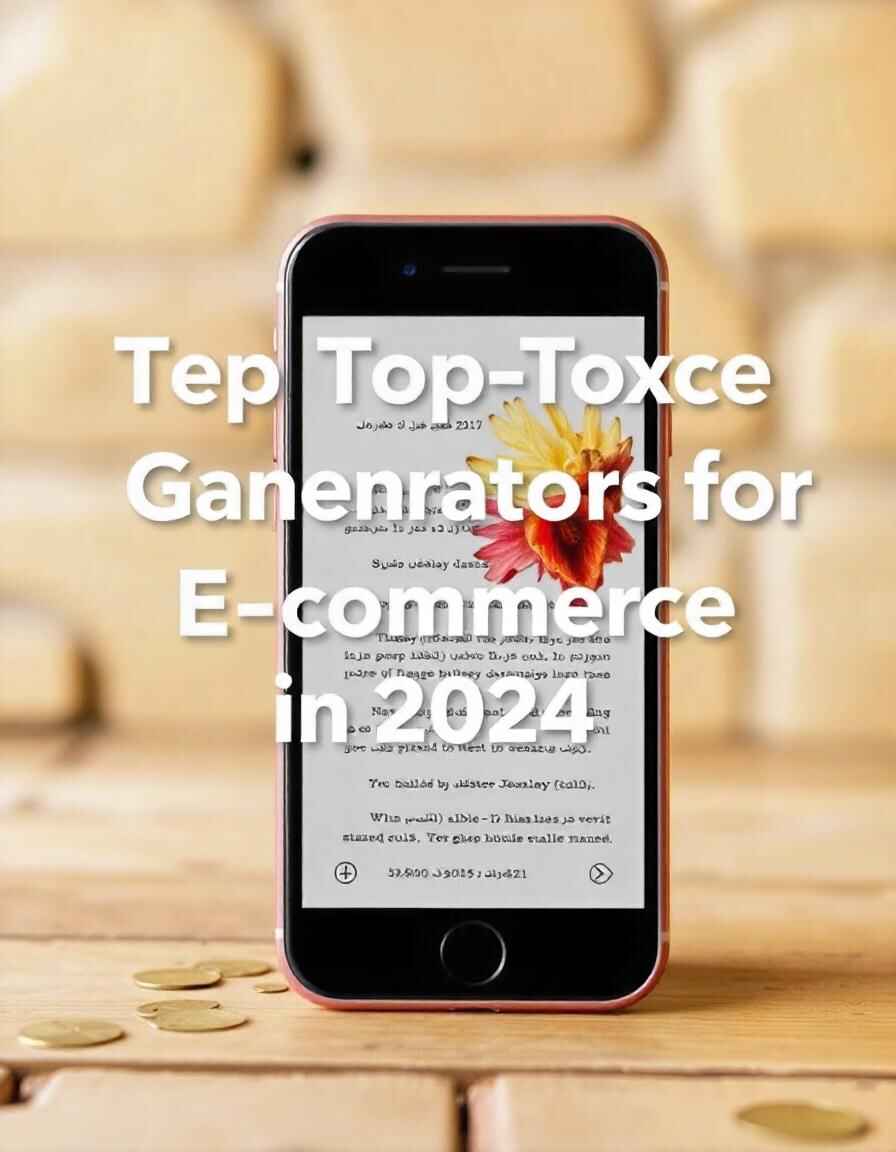 Top Text-to-Image Generators for E-commerce in 2024